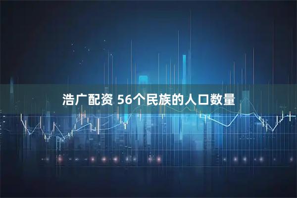 浩广配资 56个民族的人口数量