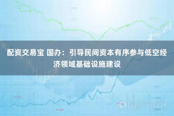 配资交易宝 国办：引导民间资本有序参与低空经济领域基础设施建设